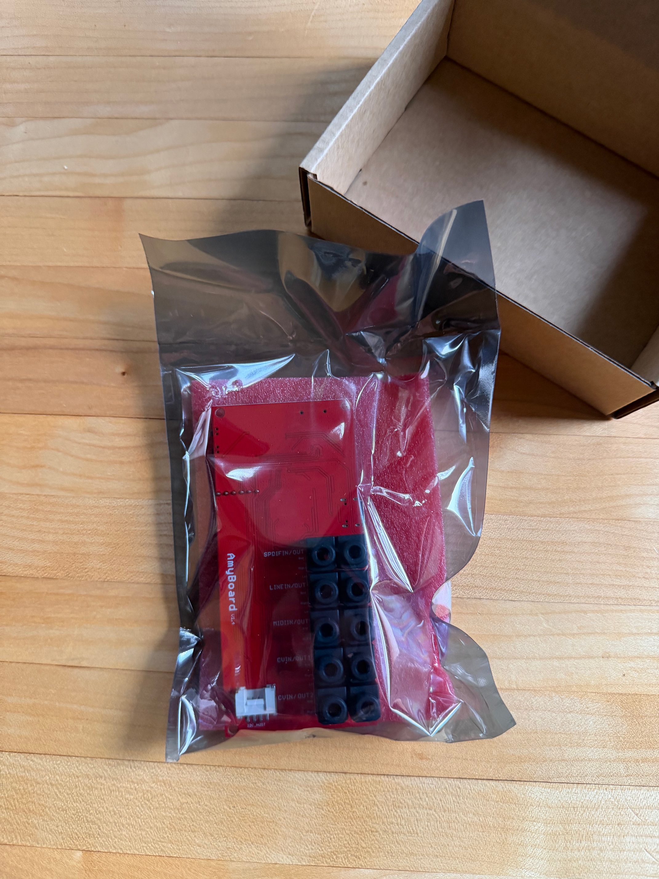 AMYboard in box